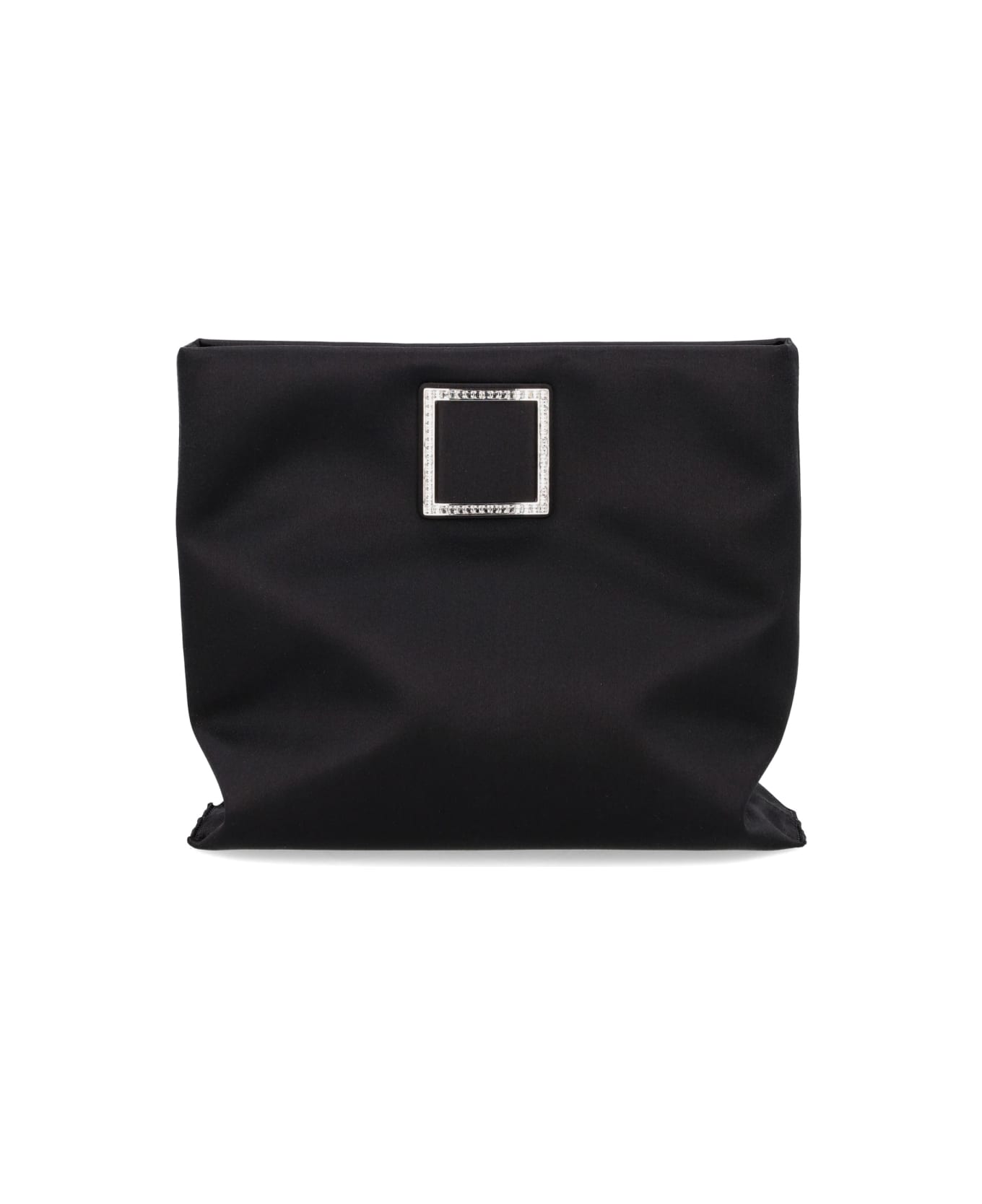Roger Vivier "trompette" Clutch Bag - BLACK