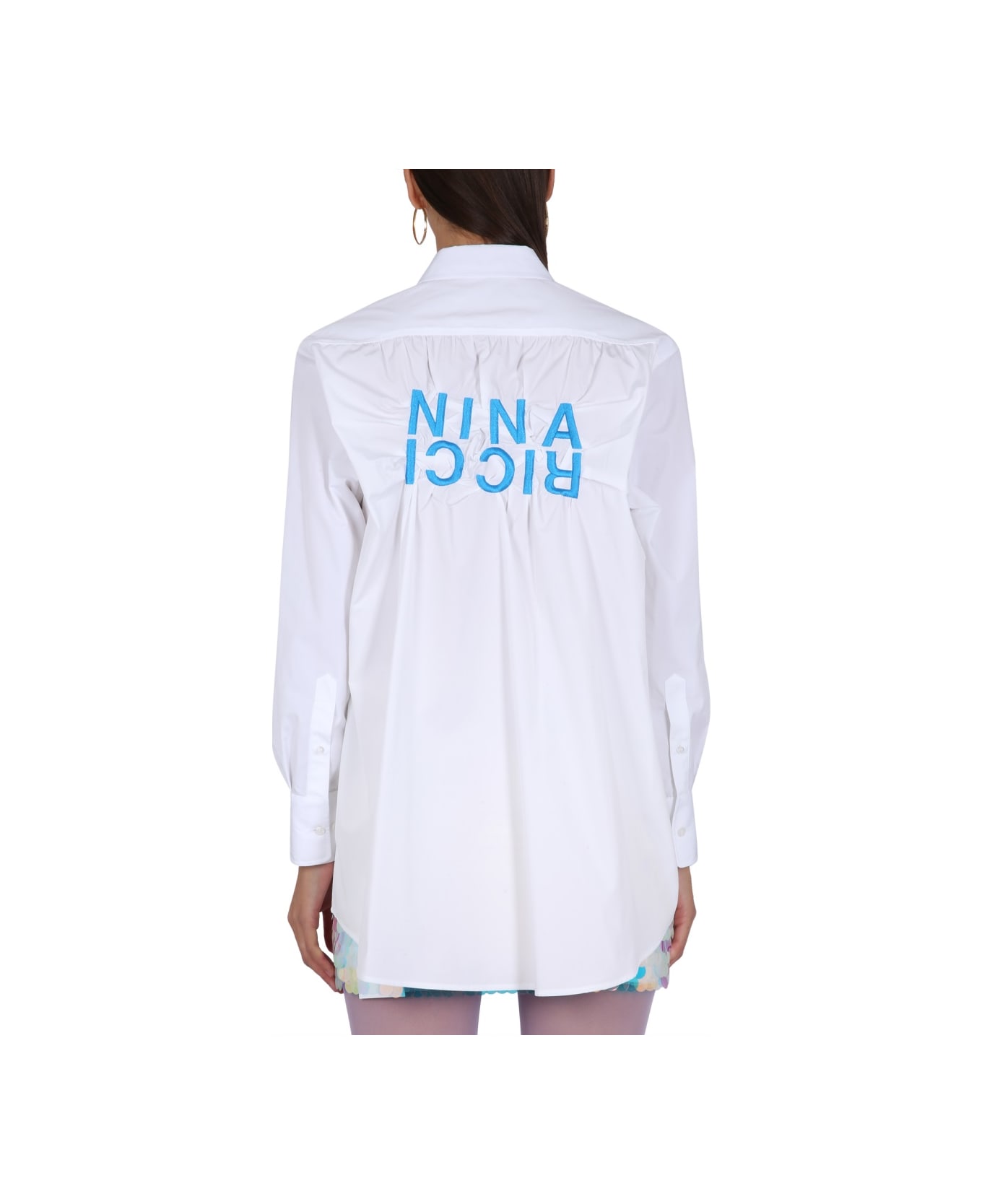 Nina Ricci Shirt With Logo - WHITE
