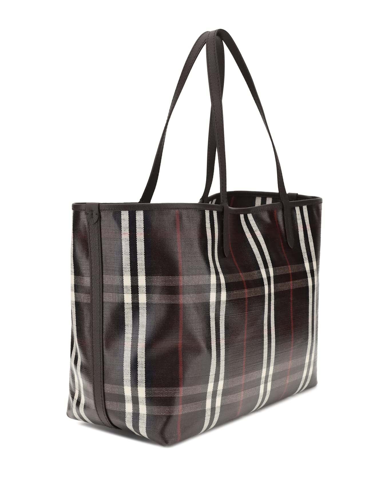 Burberry Medium Highlands Tote Bag - BORDEAUX