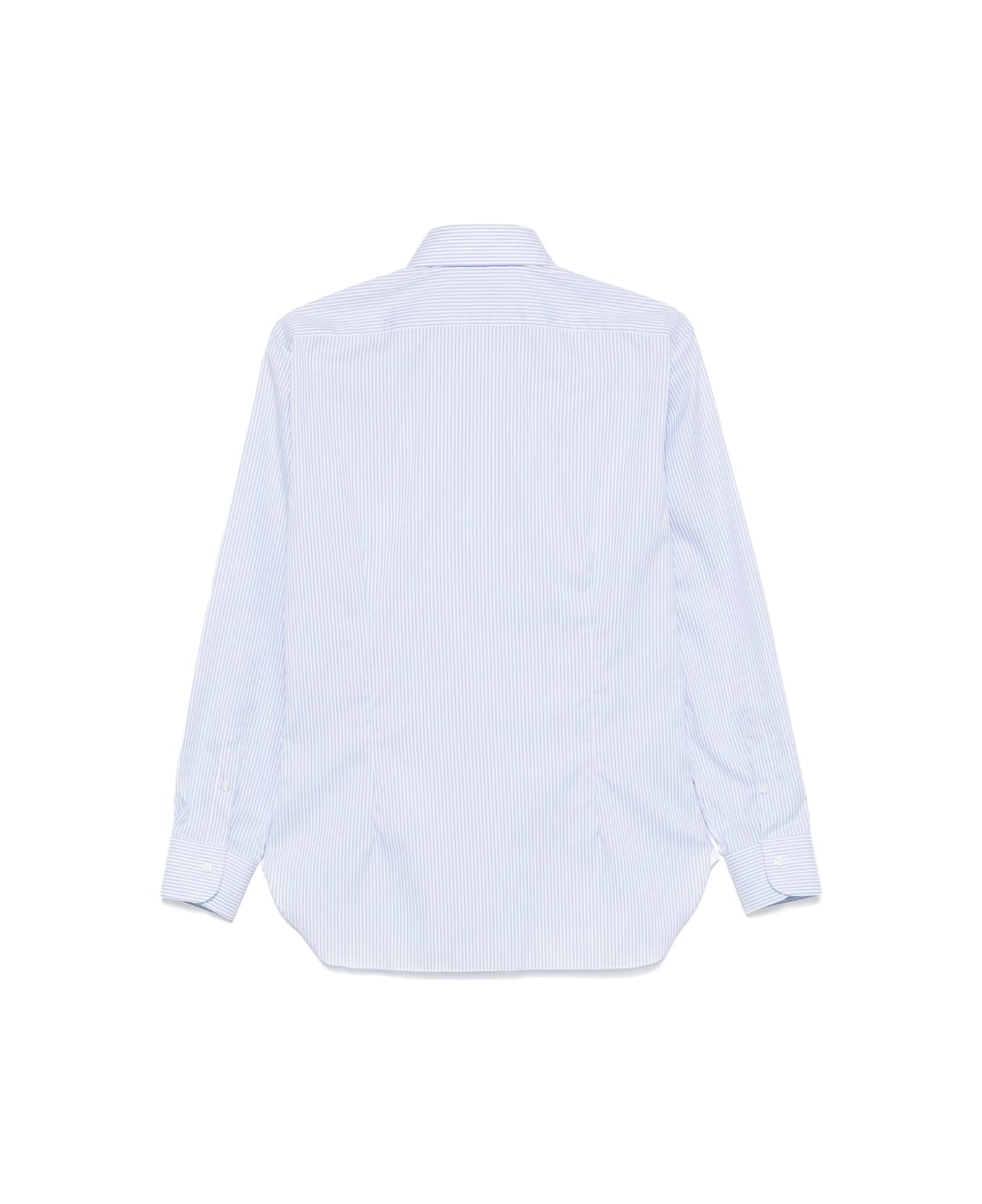 Barba Napoli Barba Striped Shirt - White