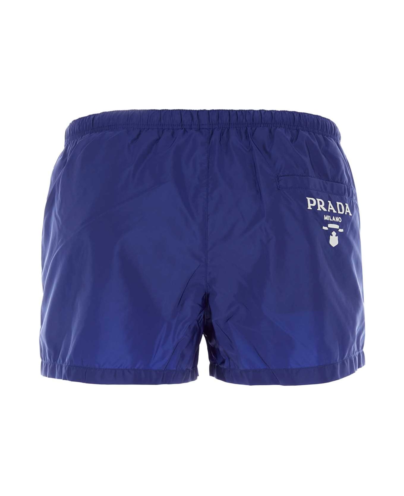 Prada Blue Re-nylon Swimming Shorts - INCHIOSTRO