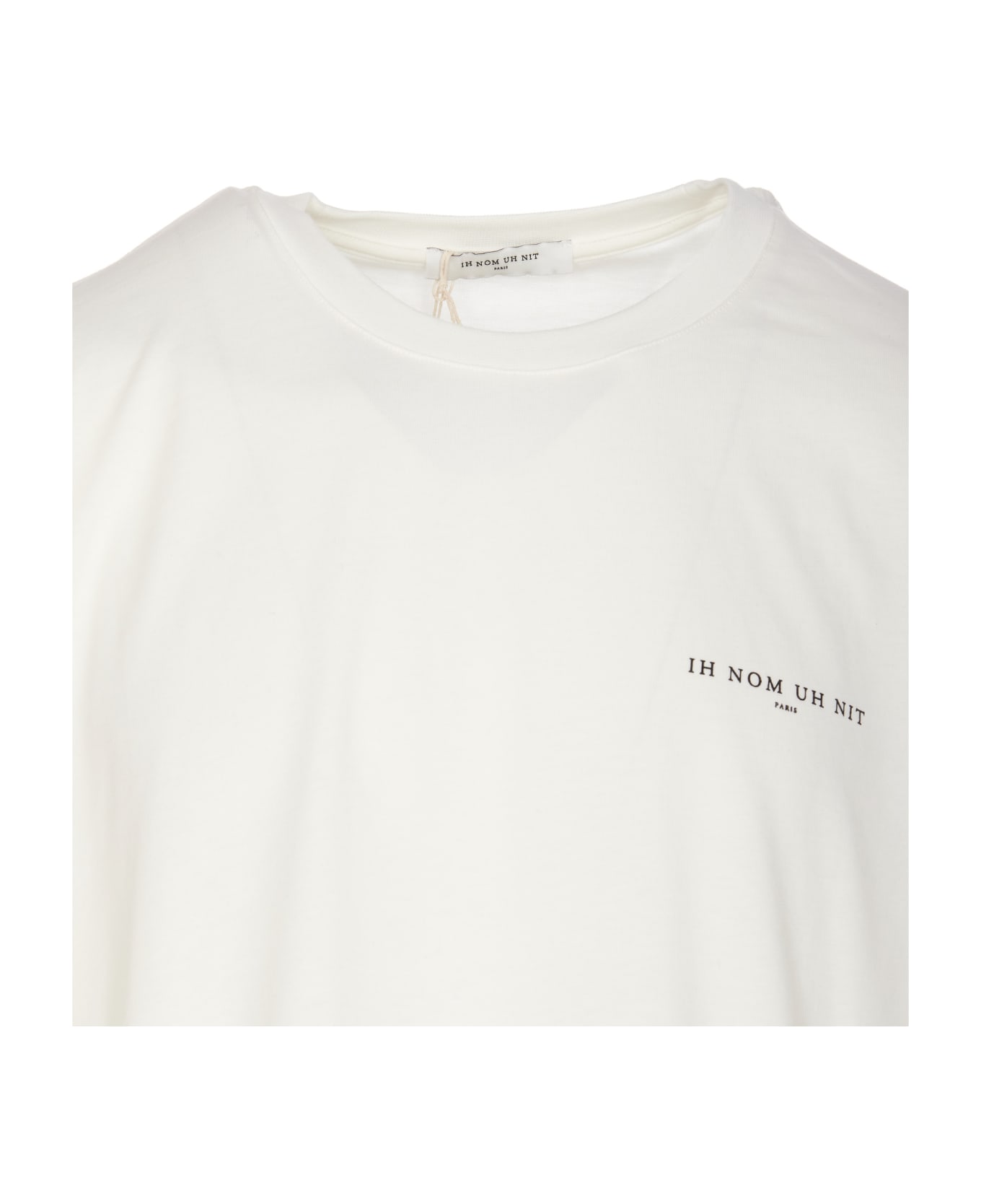 ih nom uh nit Logo T-shirt - White シャツ