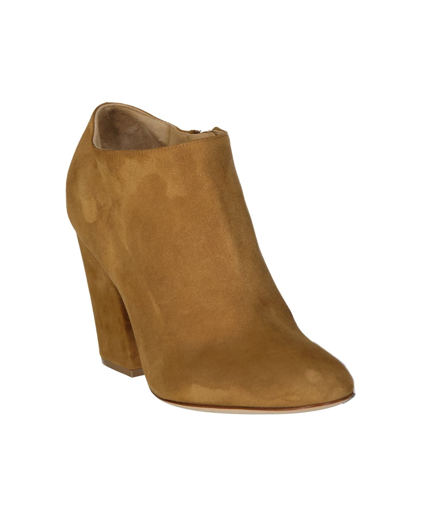 Sergio Rossi Leather Ankle Boots - Brown