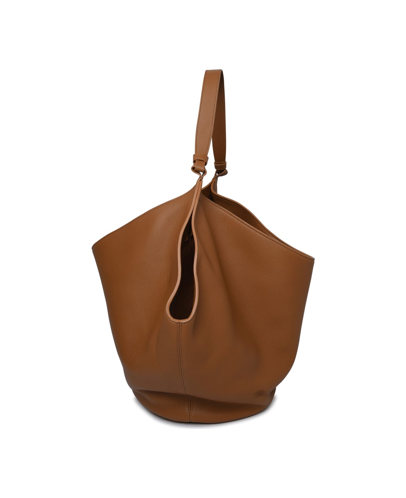 Khaite Beige Leather Bag - Brown