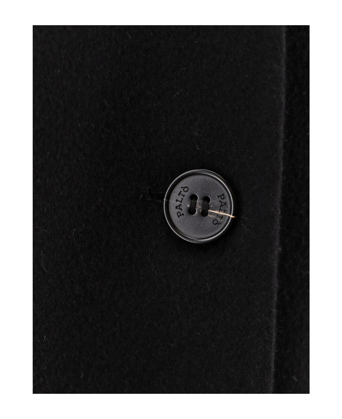 Paltò Elsa Db Wool Coat - Black