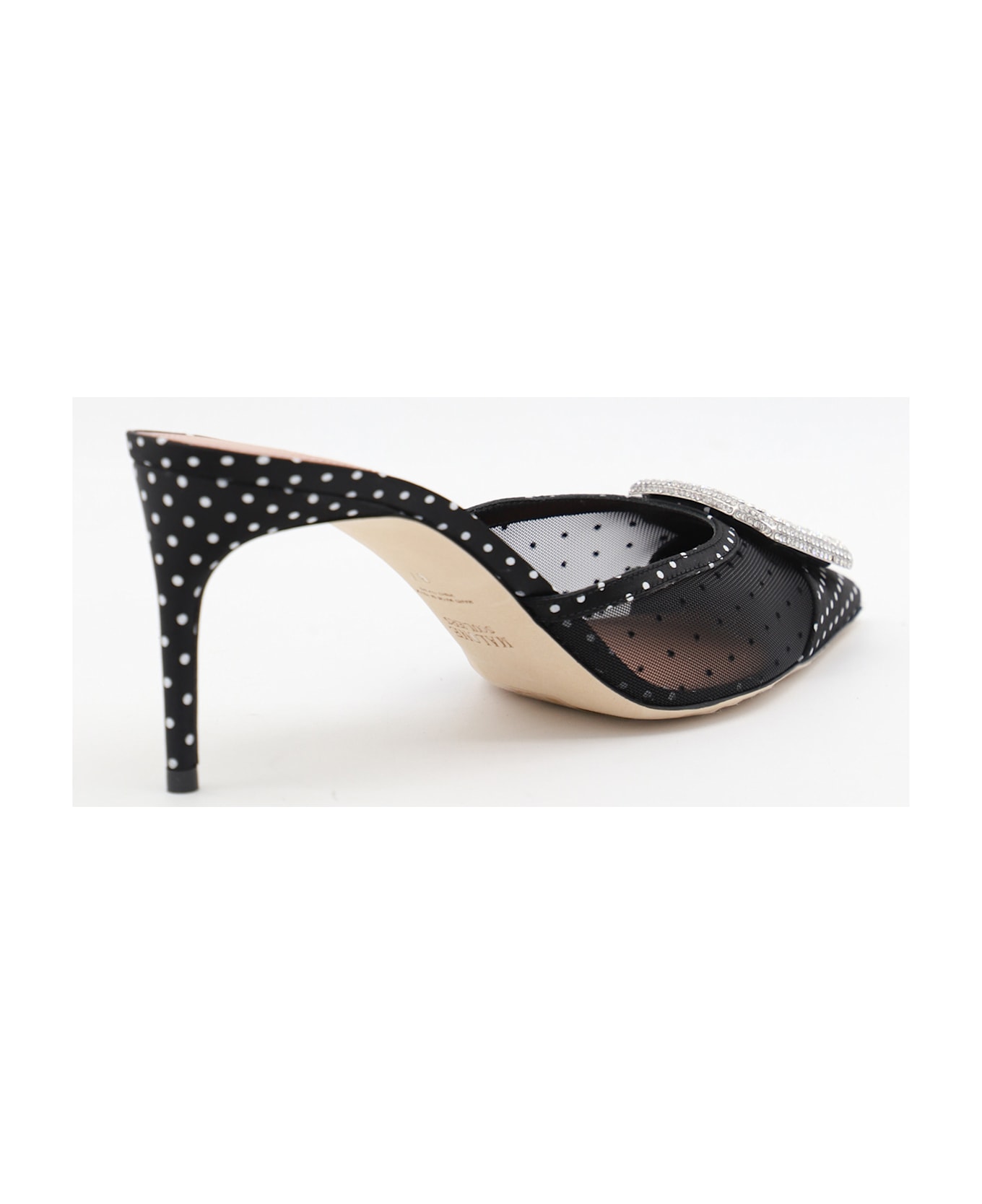 Malone Souliers Black Pumps - BLACK POLKA