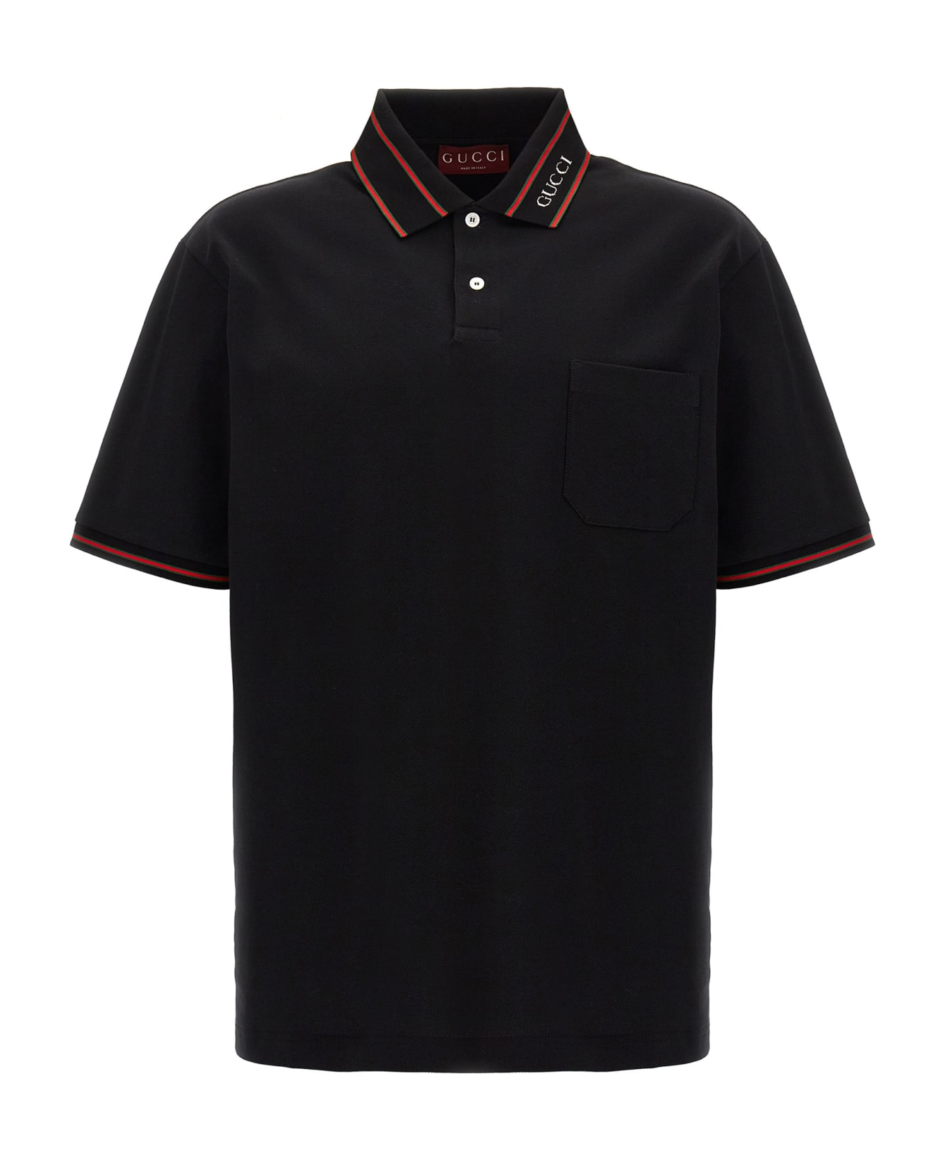 Gucci 'logo' Polo Shirt - Black