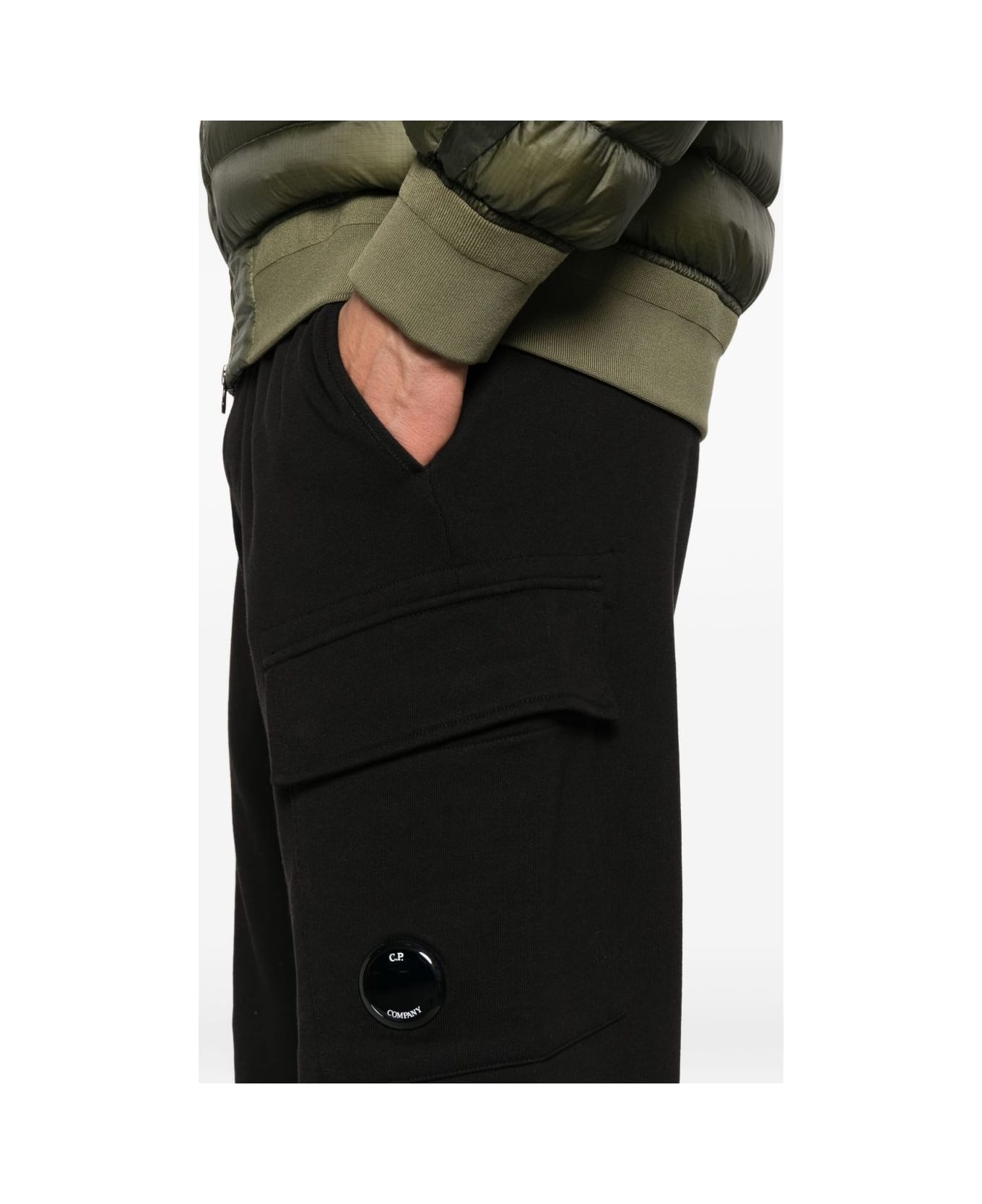 C.P. Company Cotton Sweatpants - Black