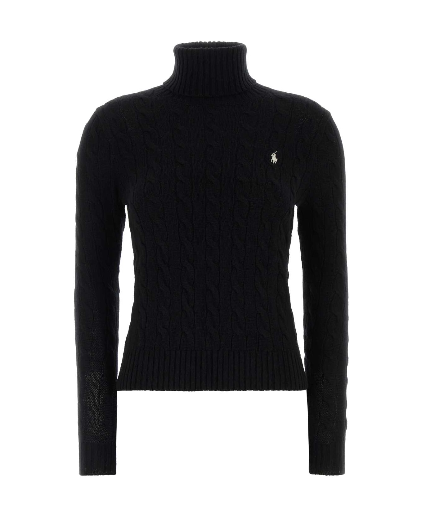 Polo Ralph Lauren Black Wool Blend Sweater - POLOBLACK