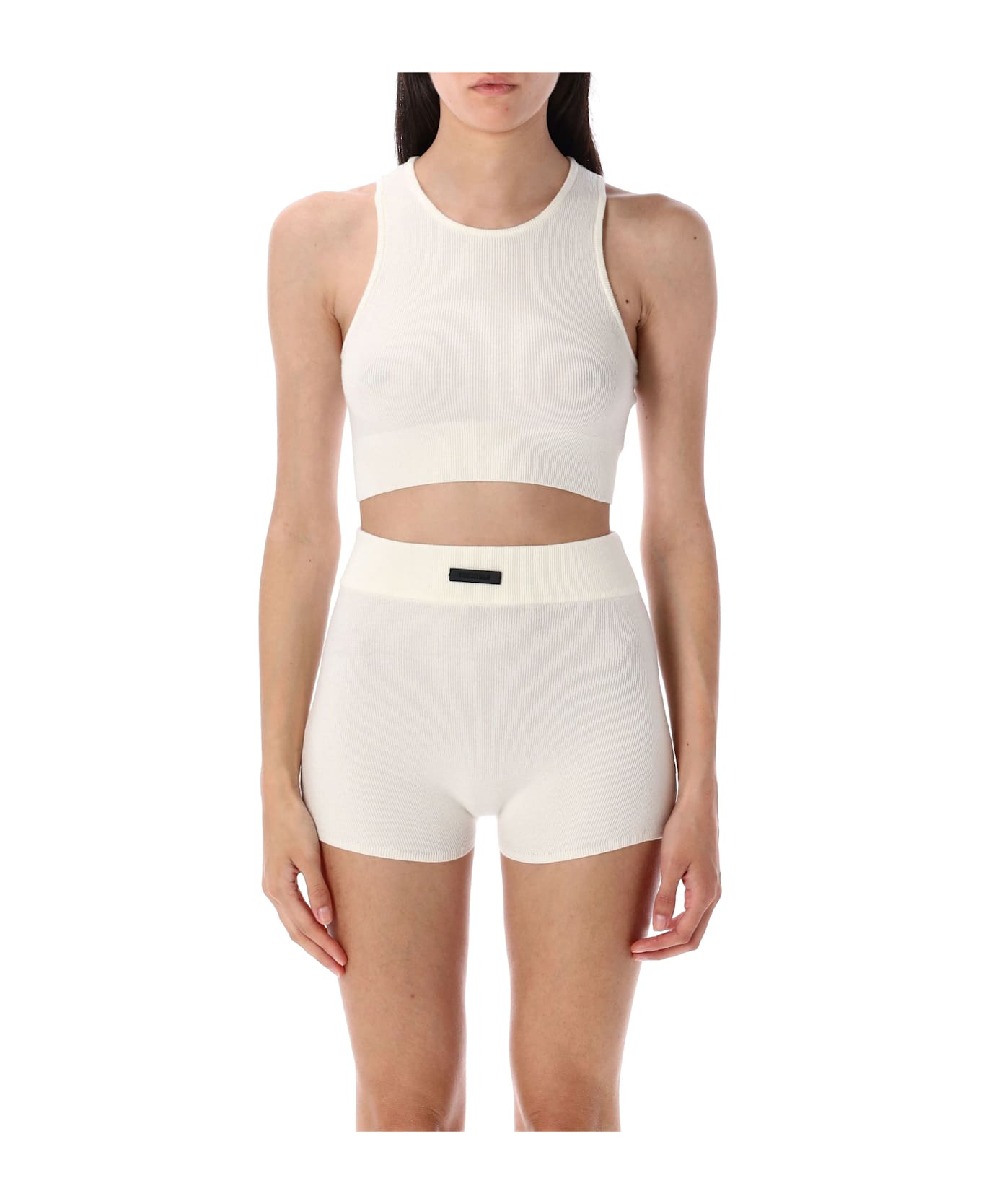 Fear of God Cropped Top - CLOUD WHITE