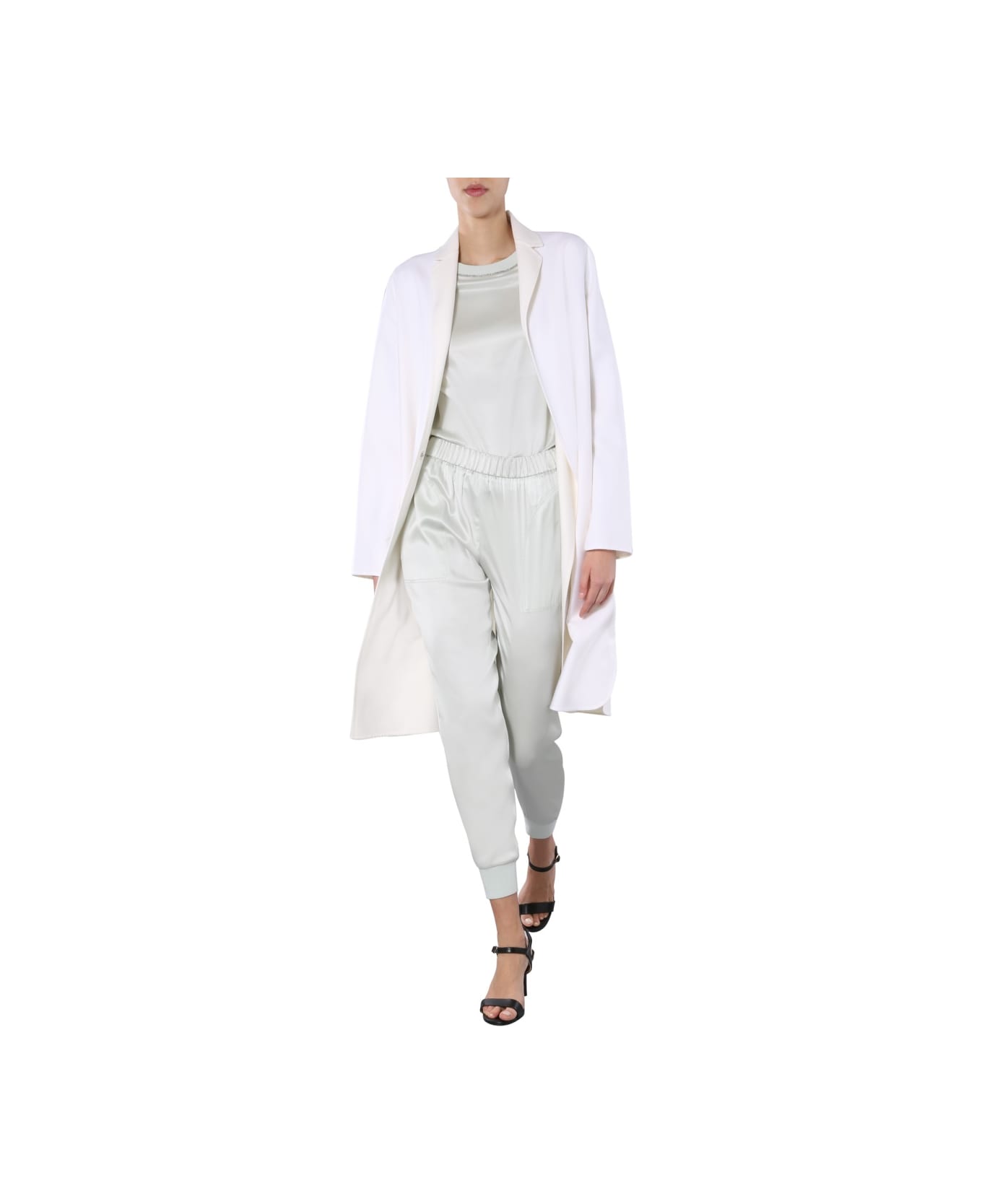Fabiana Filippi Regular Fit Coat - WHITE