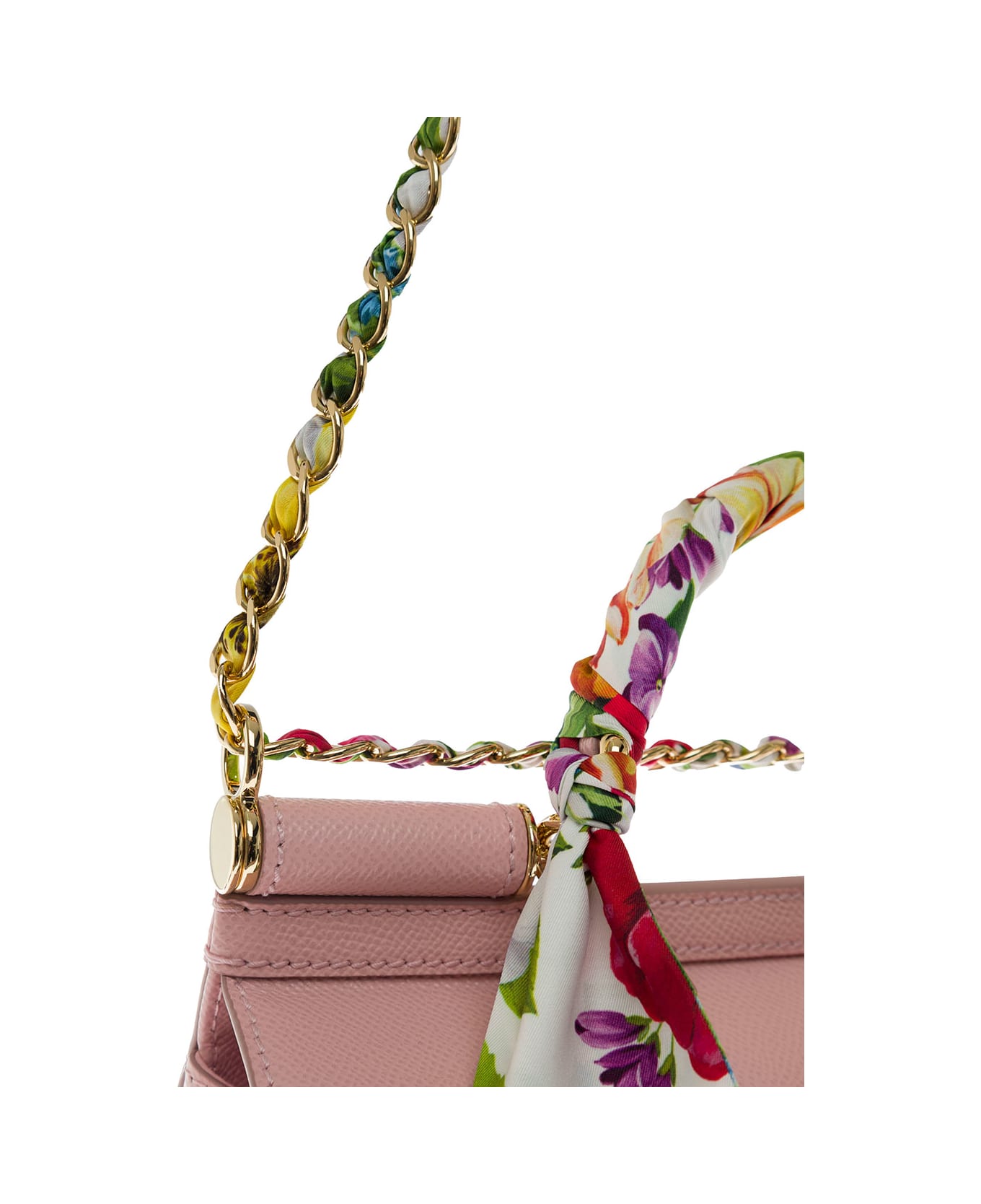 Dolce & Gabbana Sicily Pink Leather  Handbag - Pink