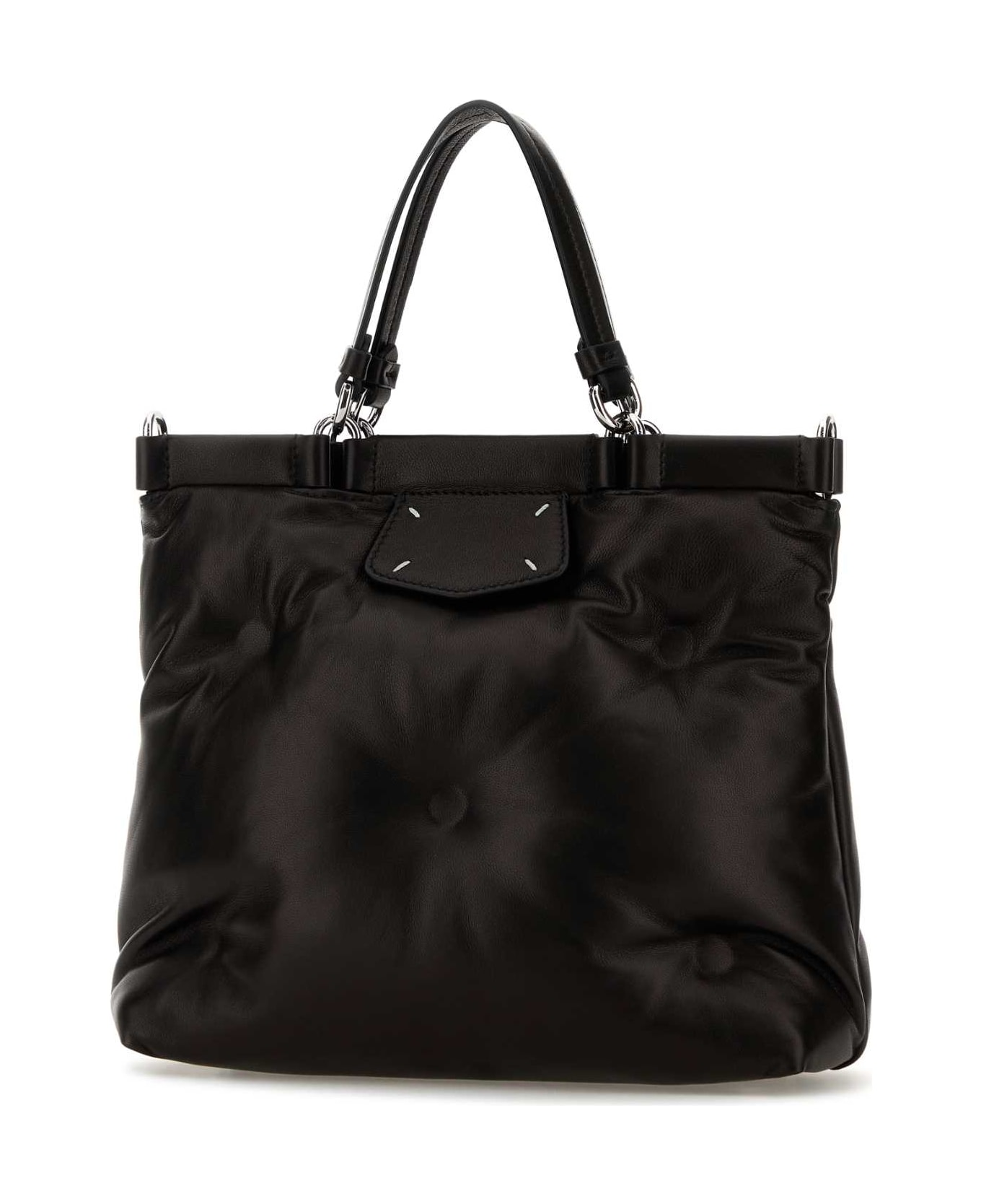 Maison Margiela Black Leather Handbag - BLACK