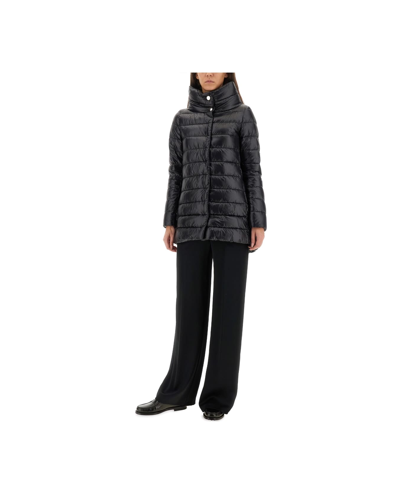 Herno Down Jacket "a-shape Amelia" - BLACK