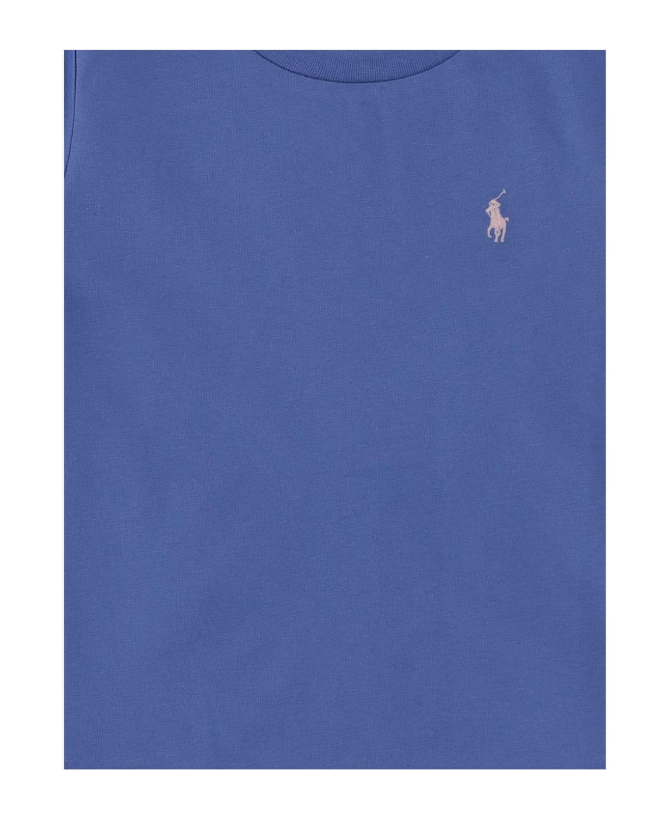 Polo Ralph Lauren Cotton T-shirt With Logo - Blue