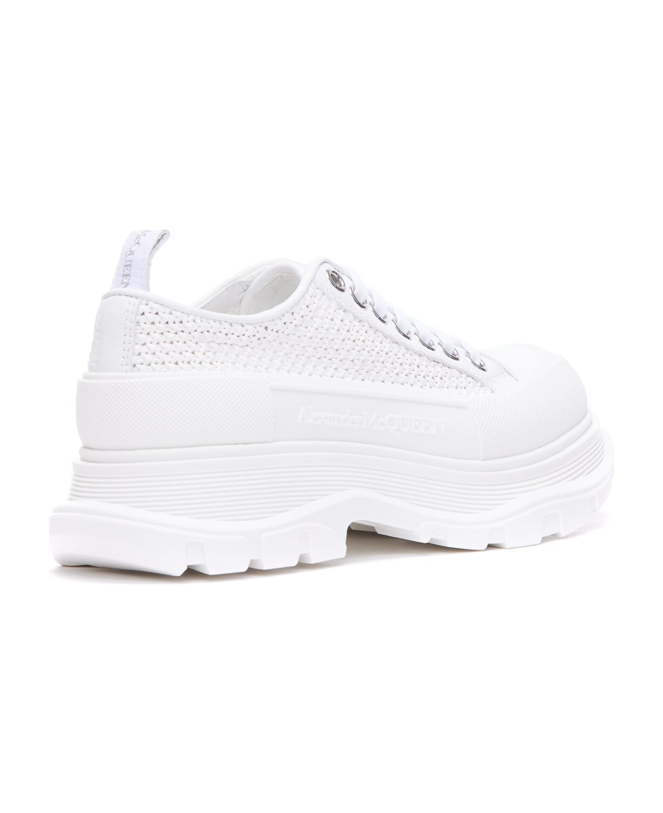 Alexander McQueen Tread Slick Sneakers - White Off White Sil