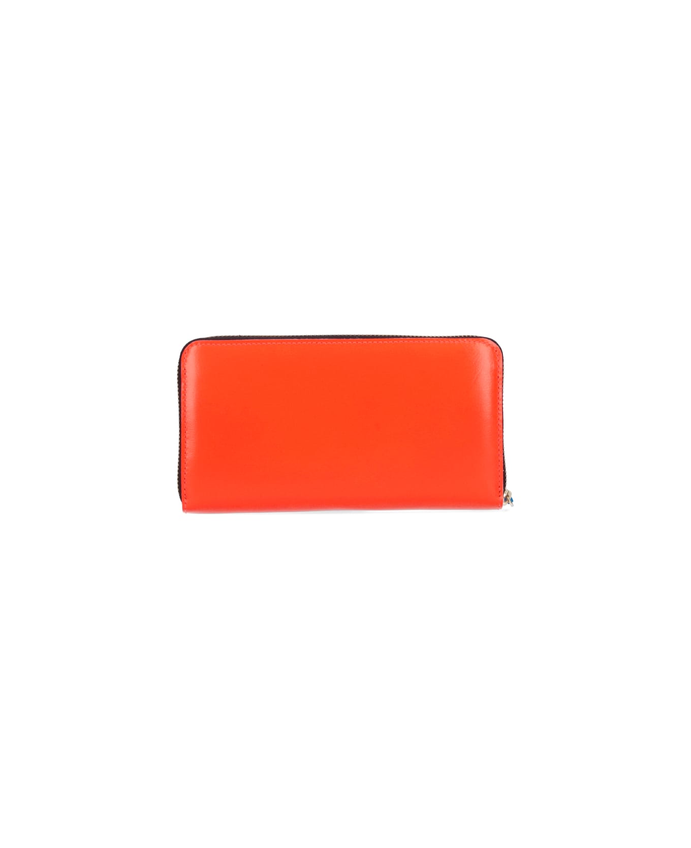 Comme des Garçons Wallet Super Fluo Zipper Wallet - Orange