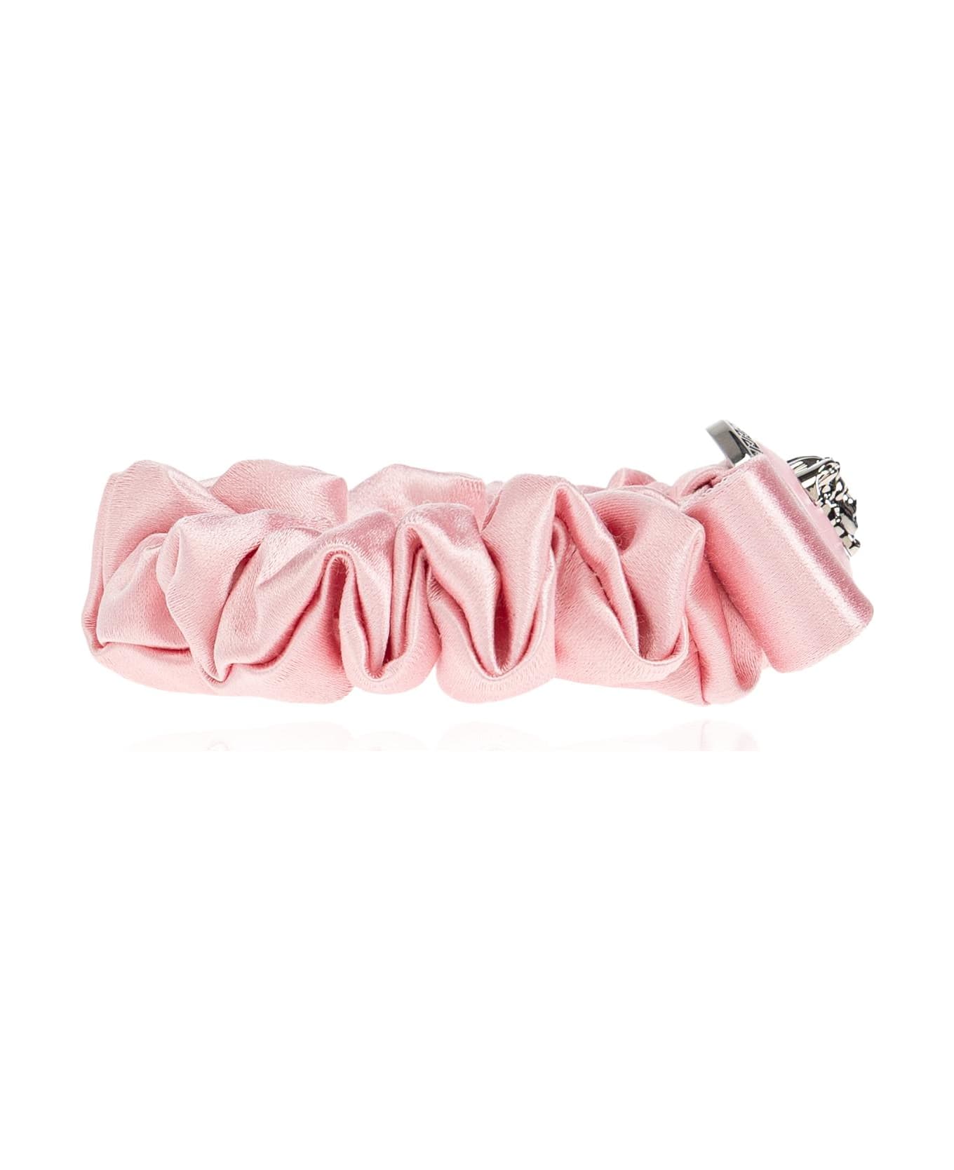 Versace Silk Hair Scrunchie - PINK