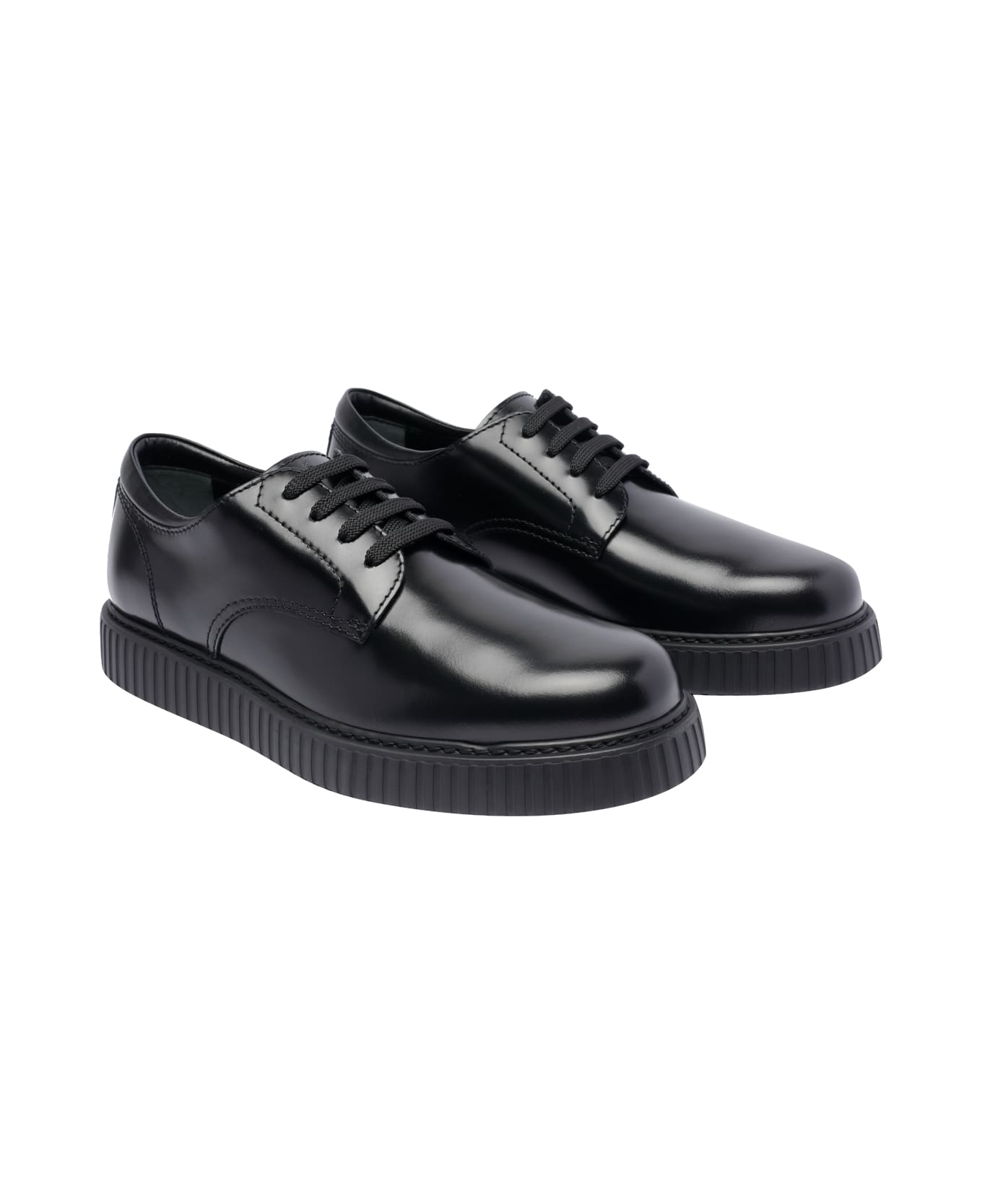 Hogan H677 Lace Up Shoes - Black