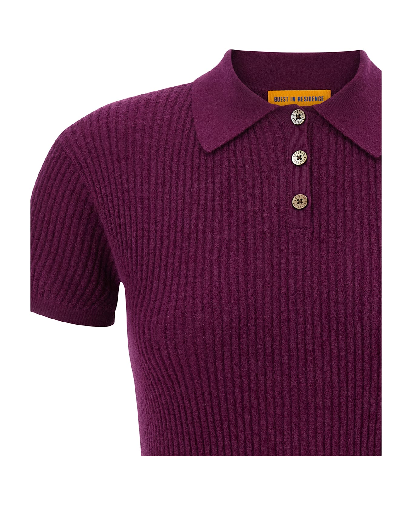 Guest in Residence 
shrunken
 Polo Shirt - Purple