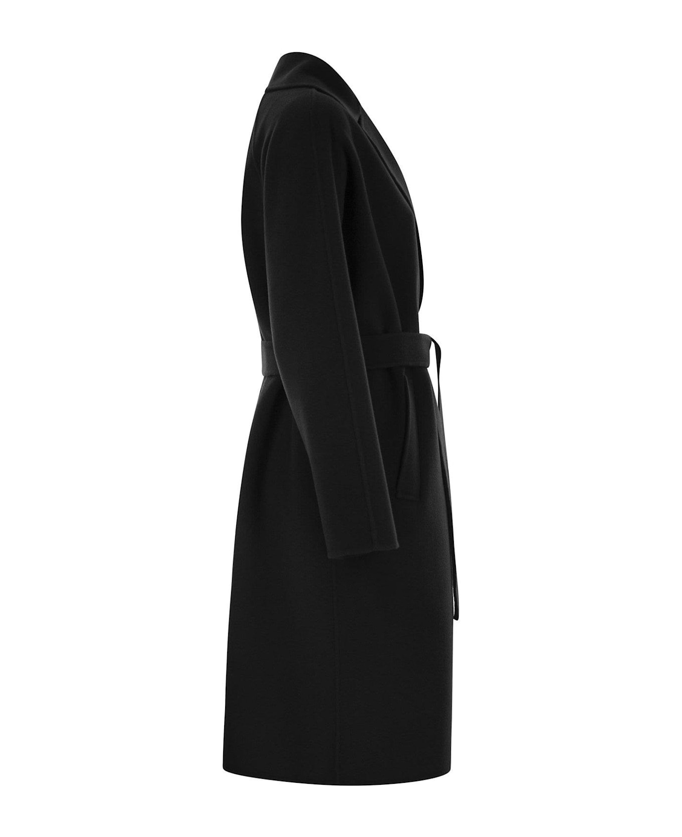 Weekend Max Mara Civada Tied-waist Coat - Nero