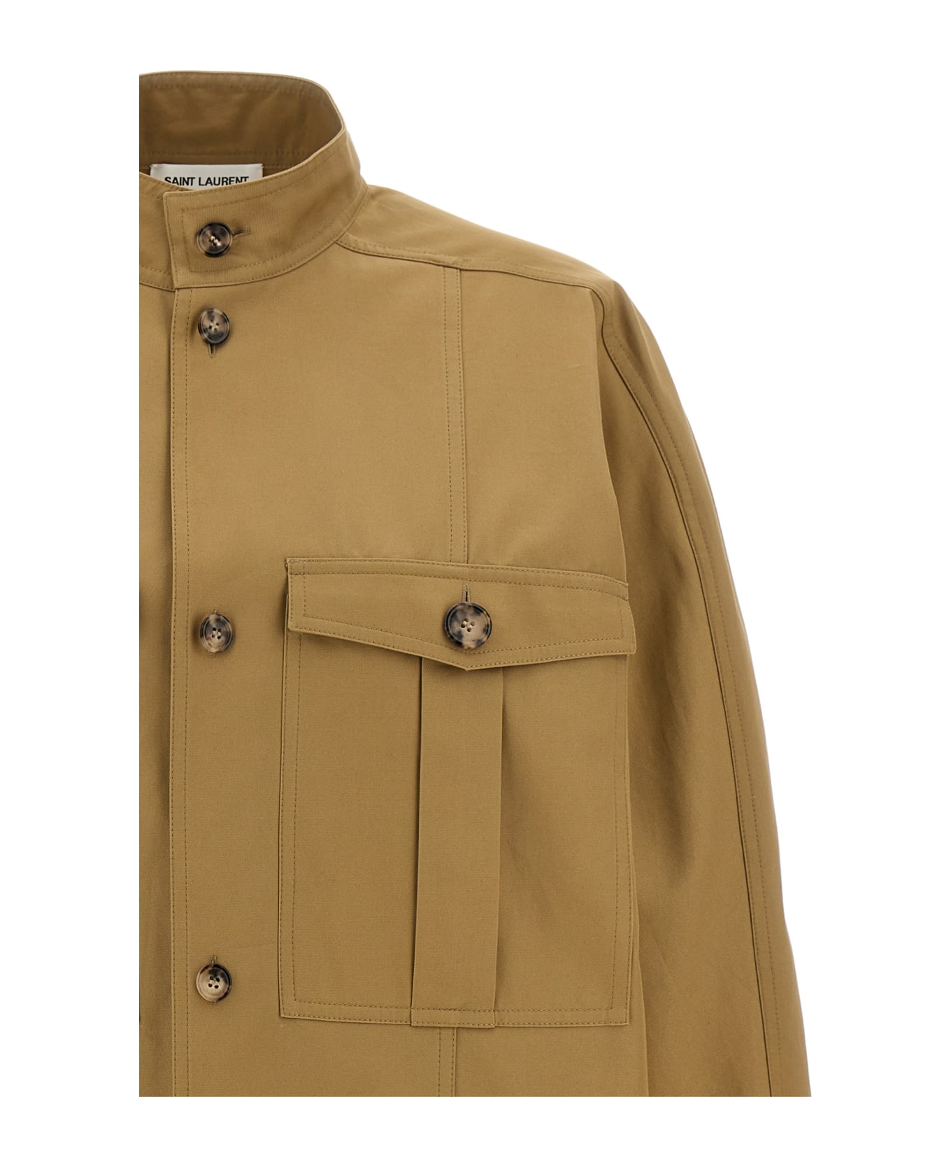 Saint Laurent 
saharienne
 Shirt - Beige