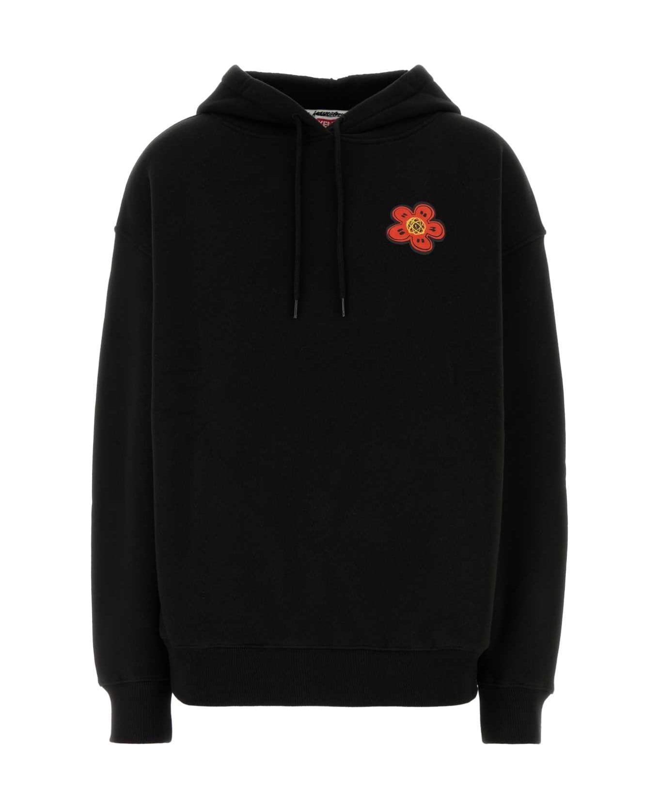 Kenzo Black Cotton Kenzo X Futura 2000 Sweatshirt - BLACK