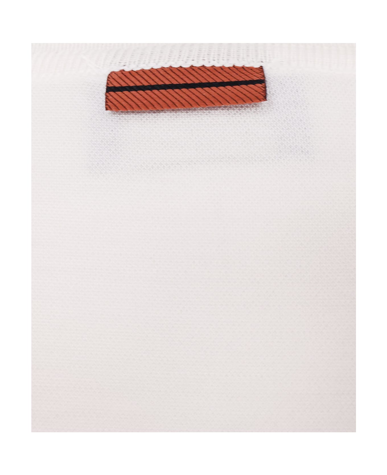 Zegna Leggerissimo Cotton And Silk T-shirt - White