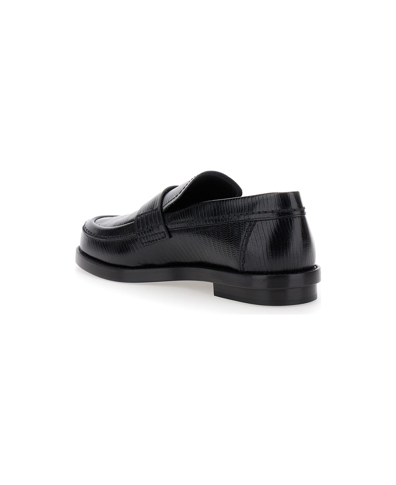 Alexander McQueen Sole Jupiter Leather Loafer - Black