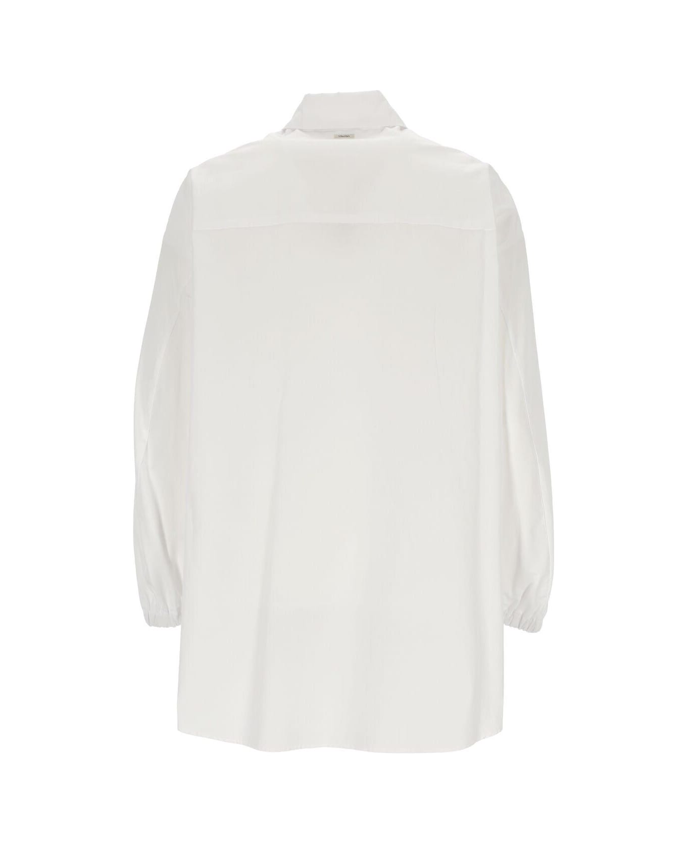 'S Max Mara Buttoned Long-sleeved Shirt - White