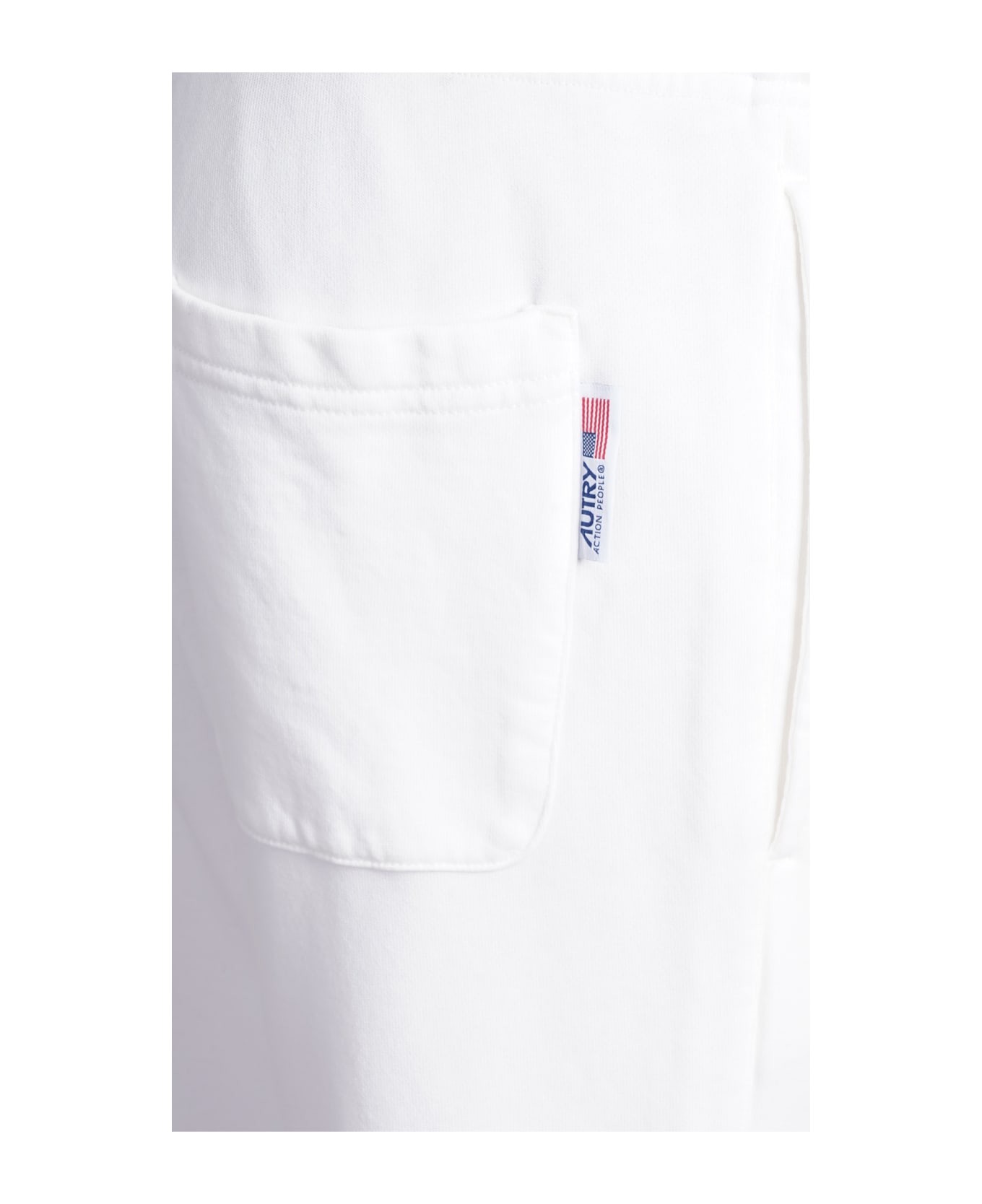 Autry Pants In White Cotton - white