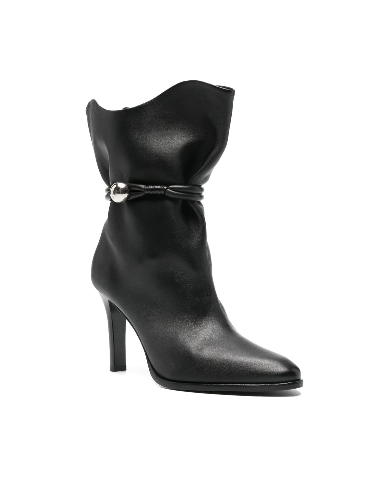 Isabel Marant Lolya Leather Boots - Black