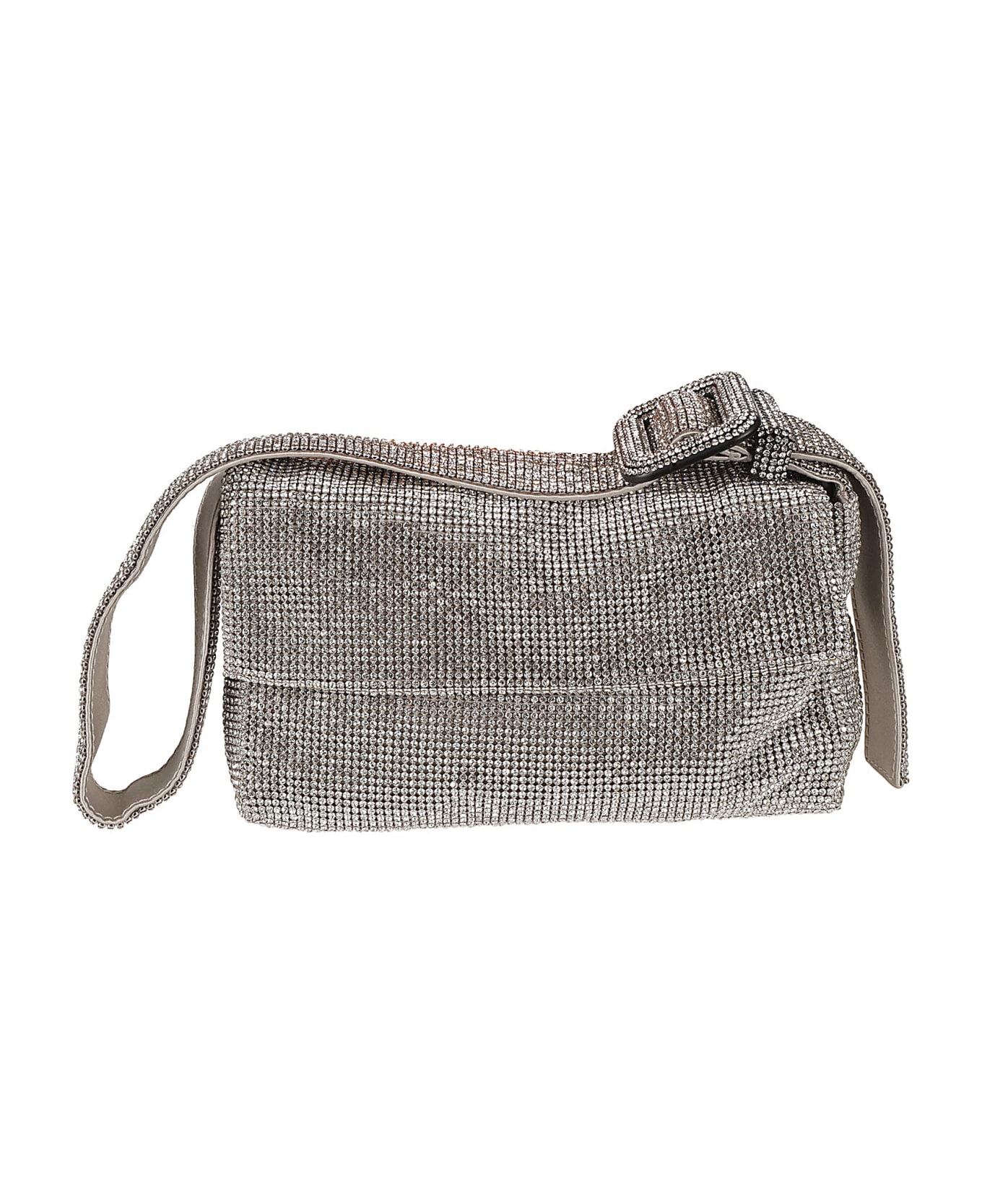 Benedetta Bruzziches Embellished Shoulder Bag - silver クラッチバッグ