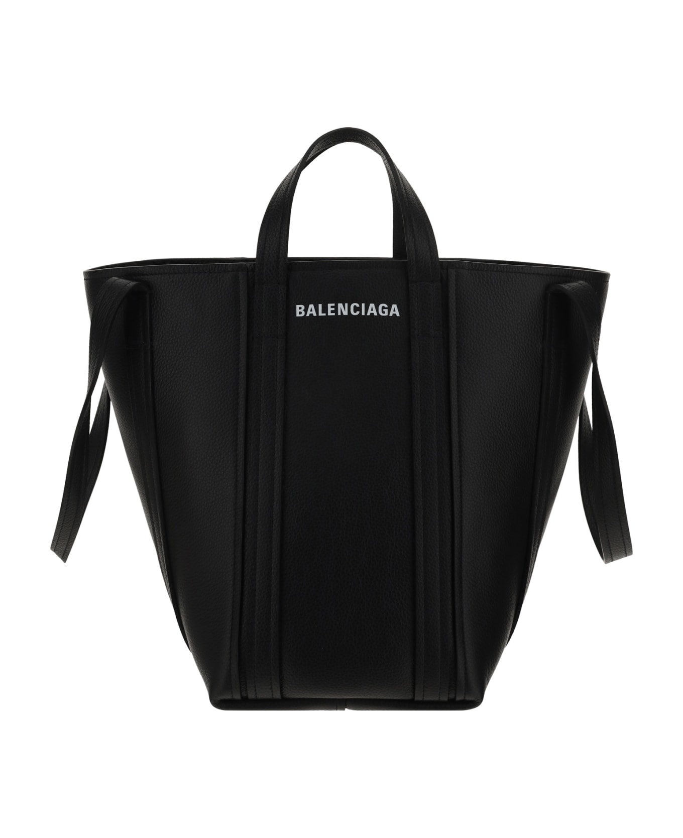 Balenciaga Everyday Handbag - Black/l White