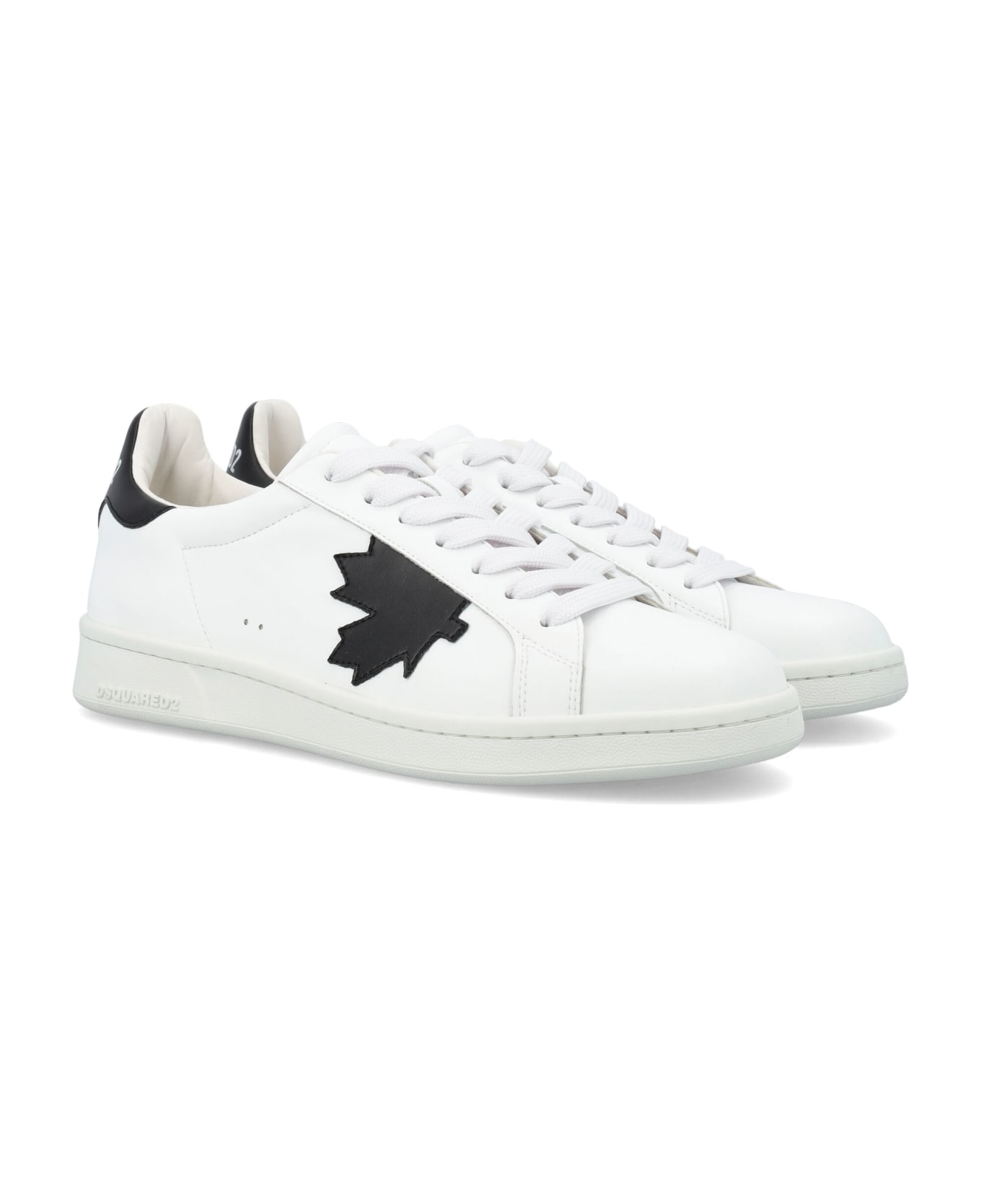 Dsquared2 Boxer Sneakers - WHITE BLACK