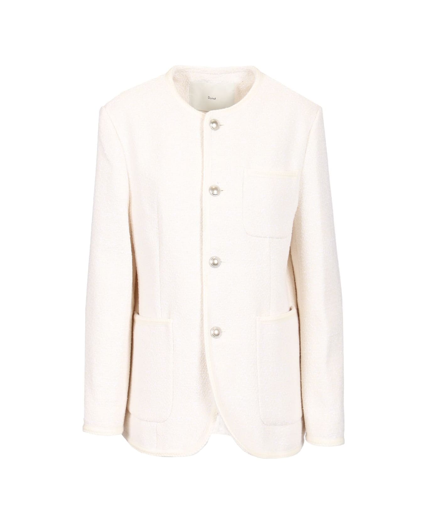 Dunst Unisex Tweed Jacket - Ivory