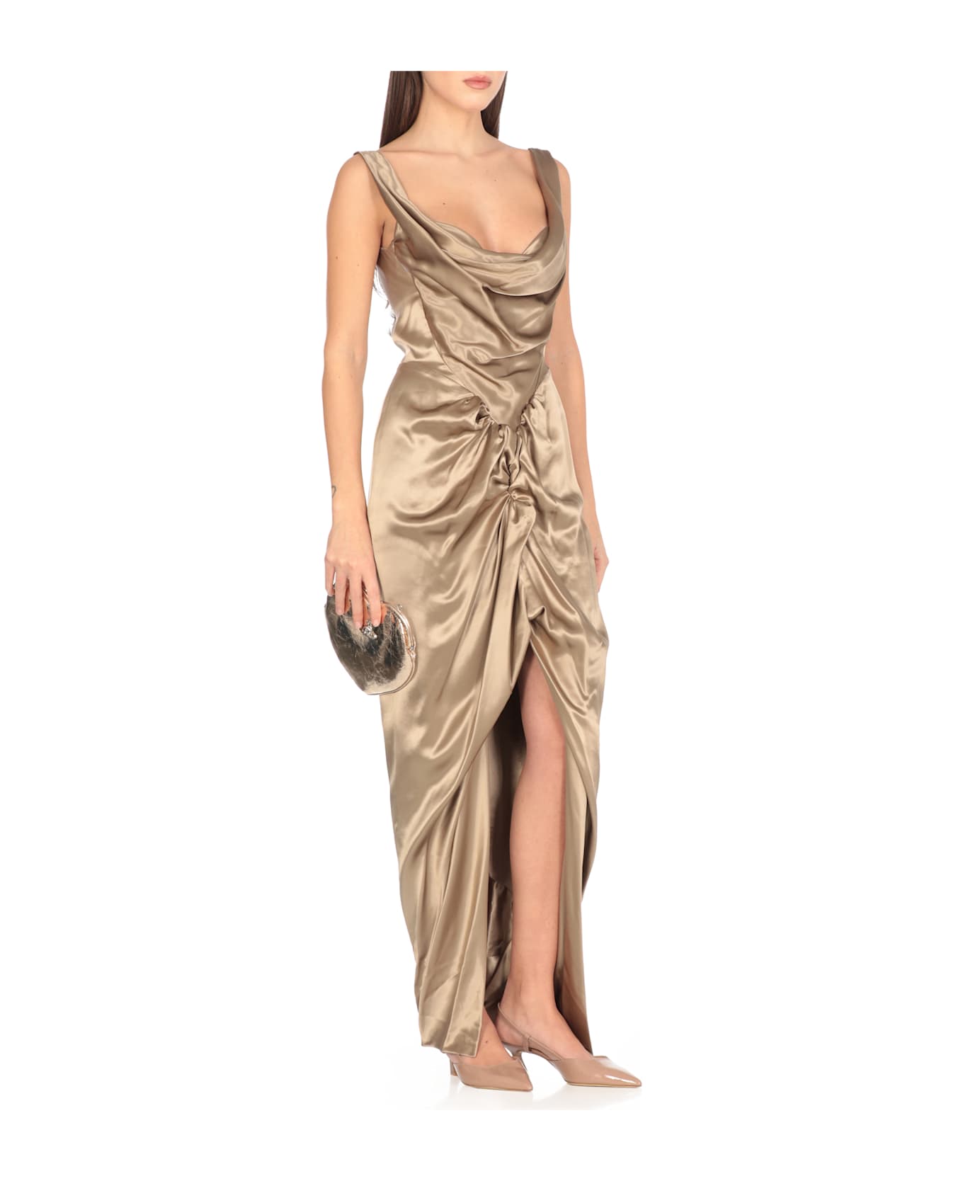 Vivienne Westwood Dress With Vent - Green