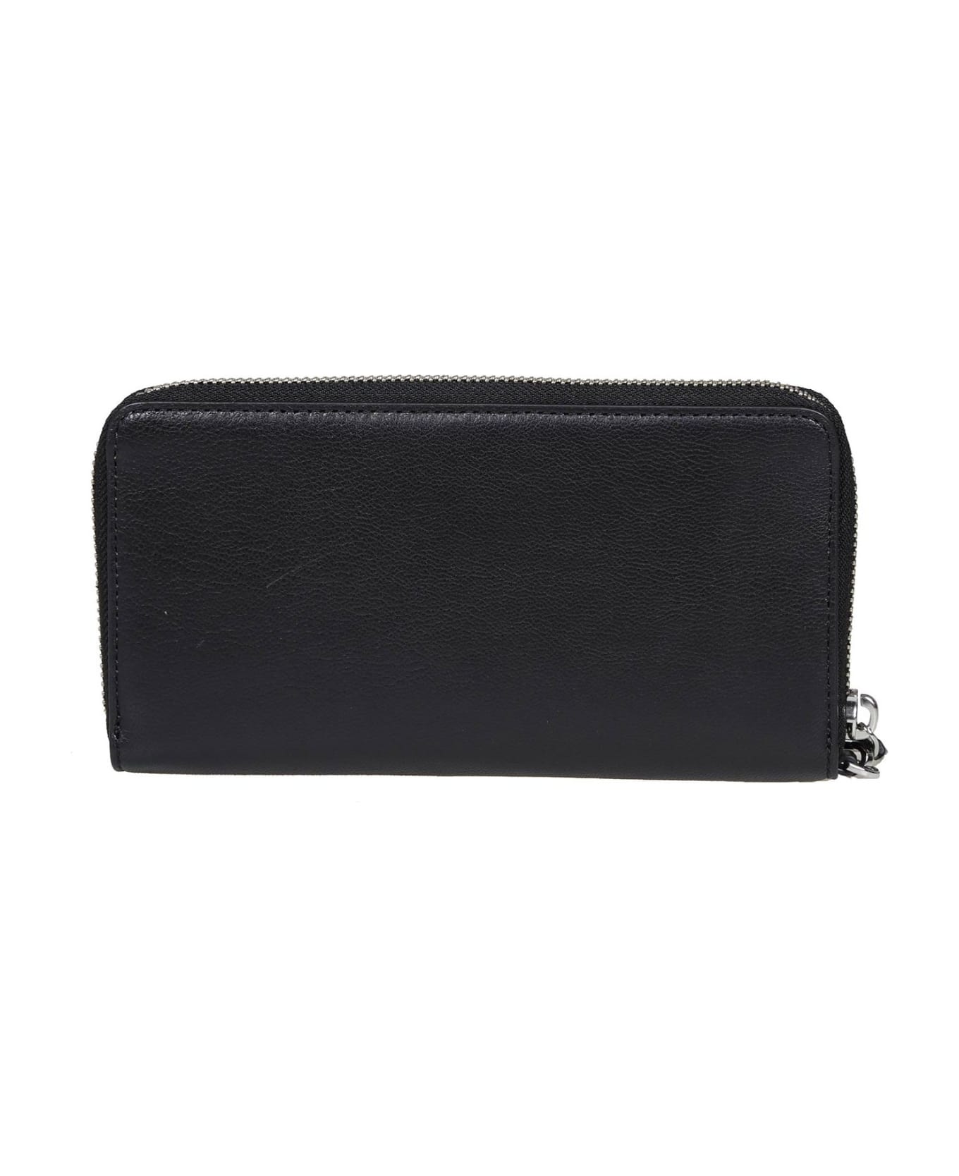 Marc Jacobs Wallet In Black Leather - Black