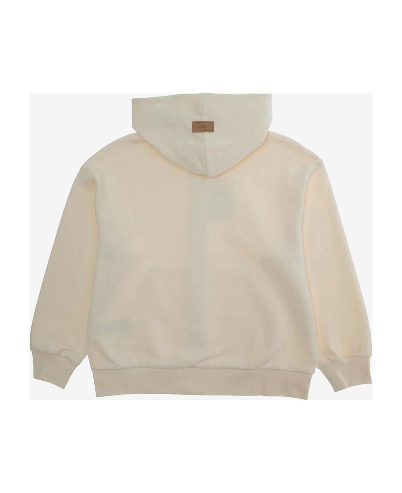 Il Gufo Cotton Hoodie - Beige