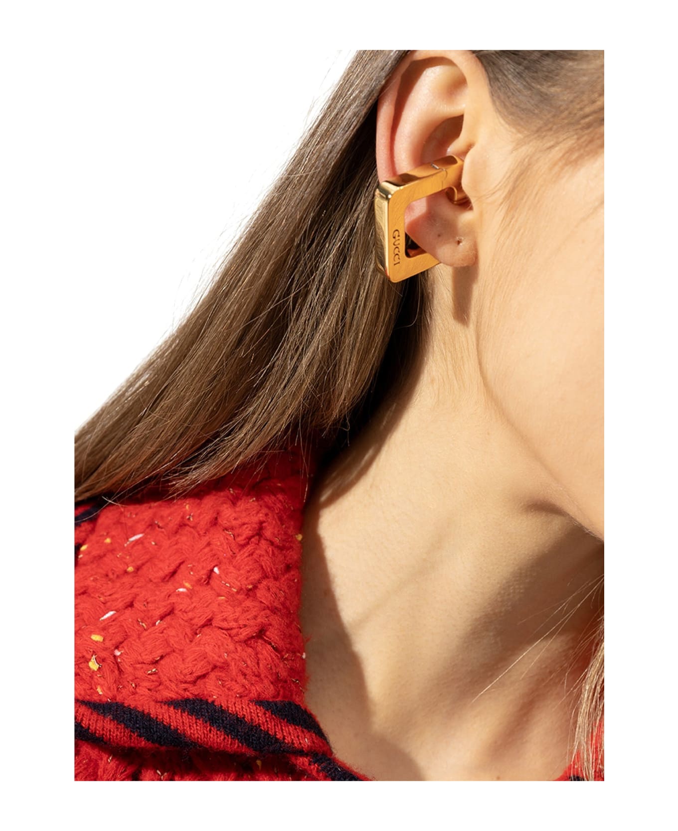 Gucci Logo Cuff Earring - Gold