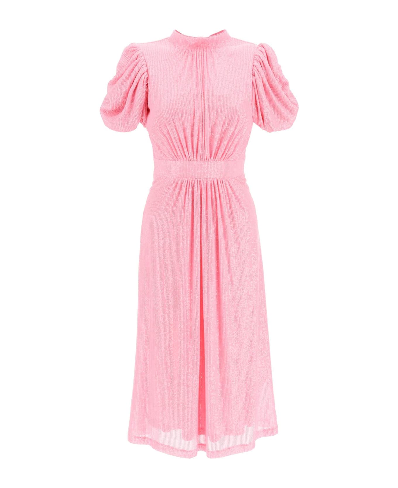Rotate by Birger Christensen 'noon' Puff Sleeve Sequined Dress - BEGONIA PINK (Pink) ワンピース＆ドレス
