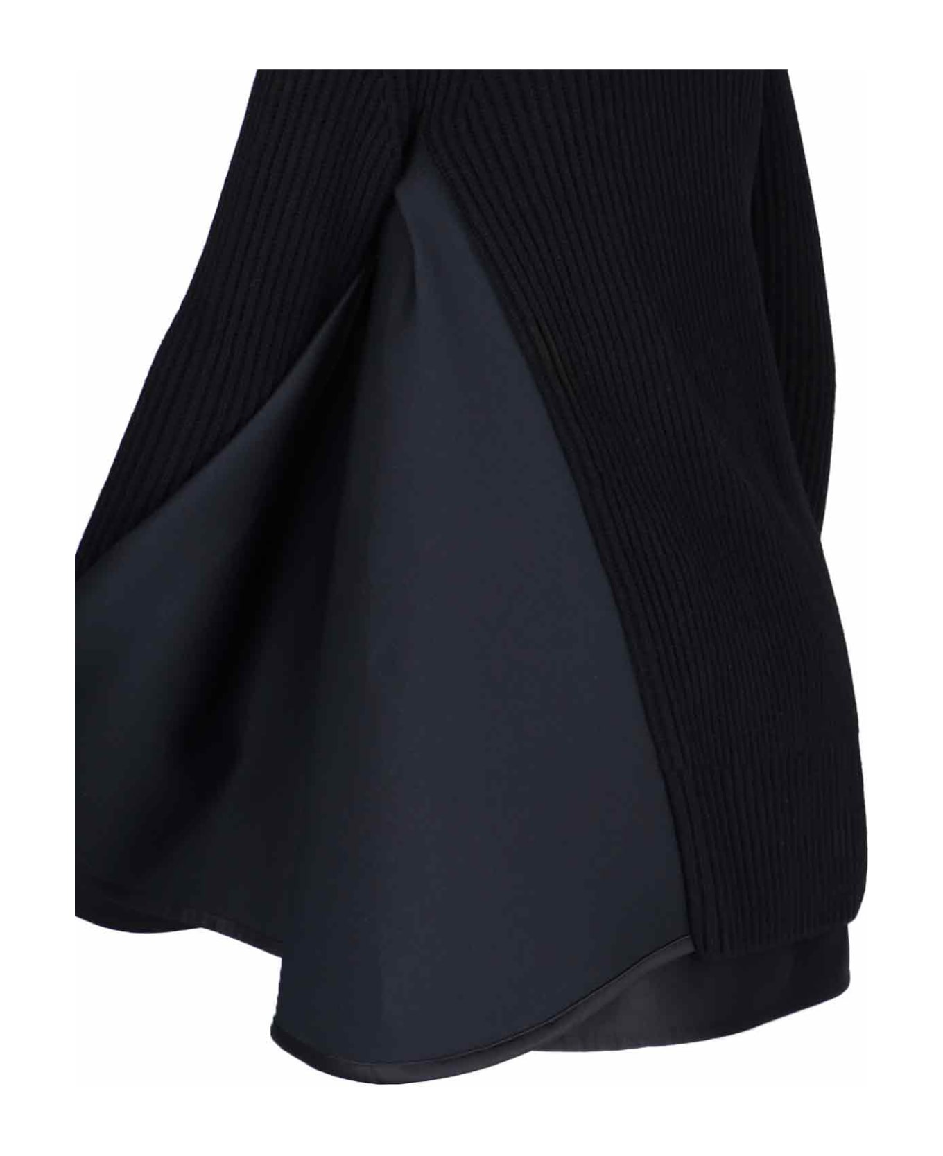 Sacai Knitted Dress - Black  