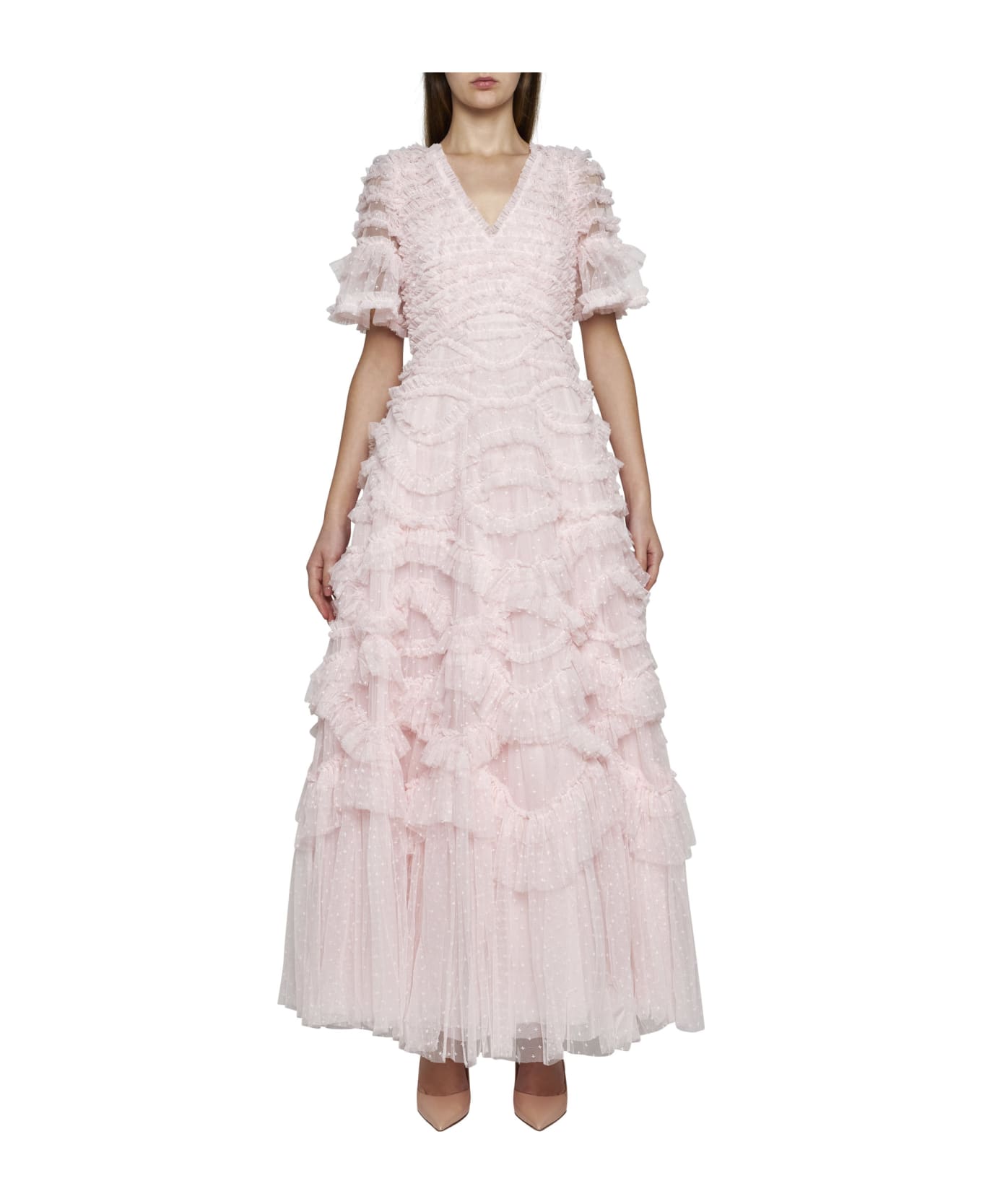 Needle & Thread Dress - Peony pink ワンピース＆ドレス