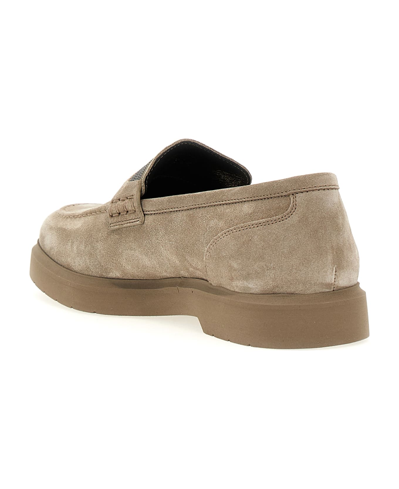 Brunello Cucinelli 'monile' Loafers - Gray