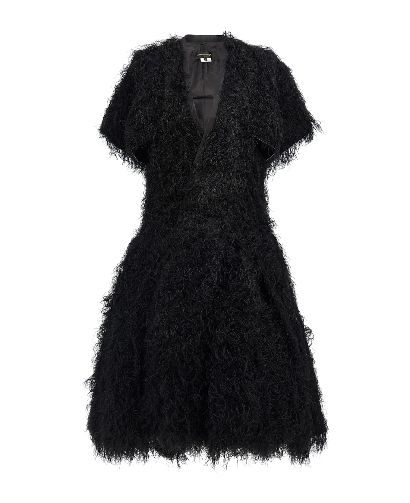 Comme des Garçons Fur Effect Dress - Black  