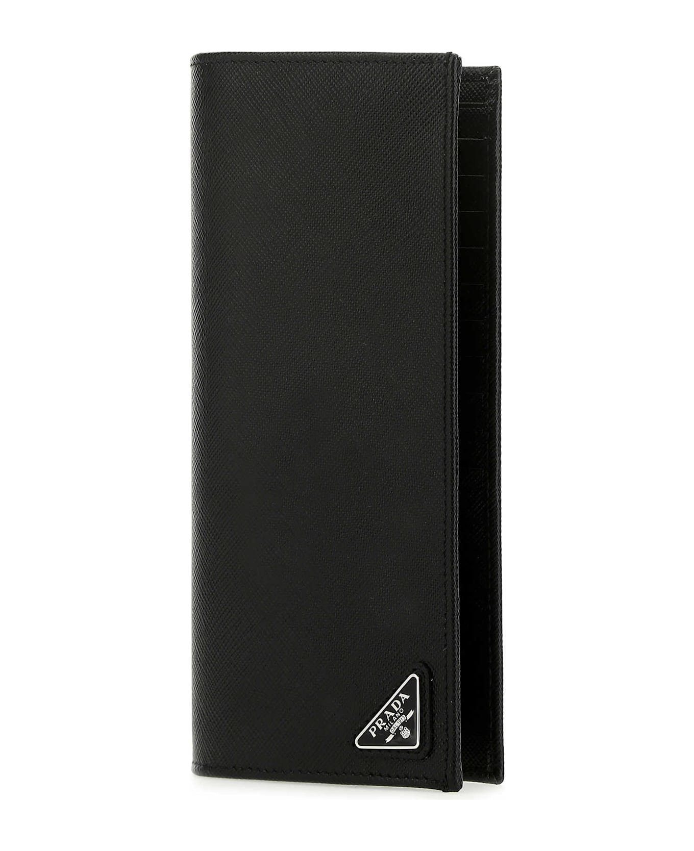 Prada Black Leather Wallet - F0002