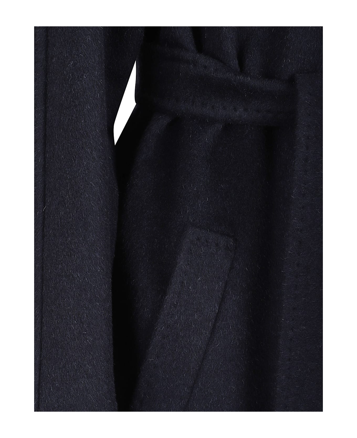Weekend Max Mara Tempera Coat - Navy