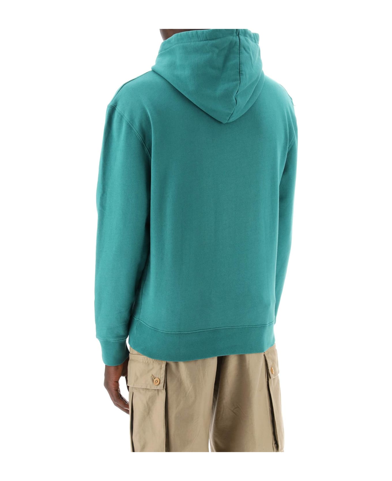 Maison Kitsuné Fox Head Hooded Sweatshirt - PINE (Green)