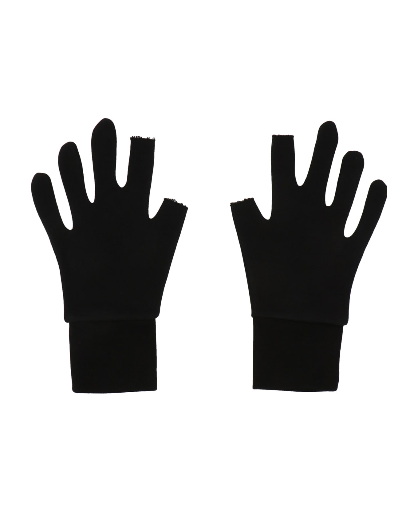 Thom Krom Cut Finger Gloves - Black  