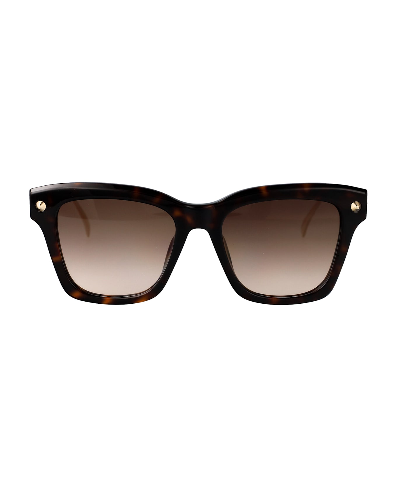 Alexander McQueen Eyewear Am0483s Sunglasses - HAVANA-GOLD-BROWN